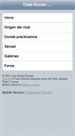 Mobile Screenshot of kendoeuskadi.org